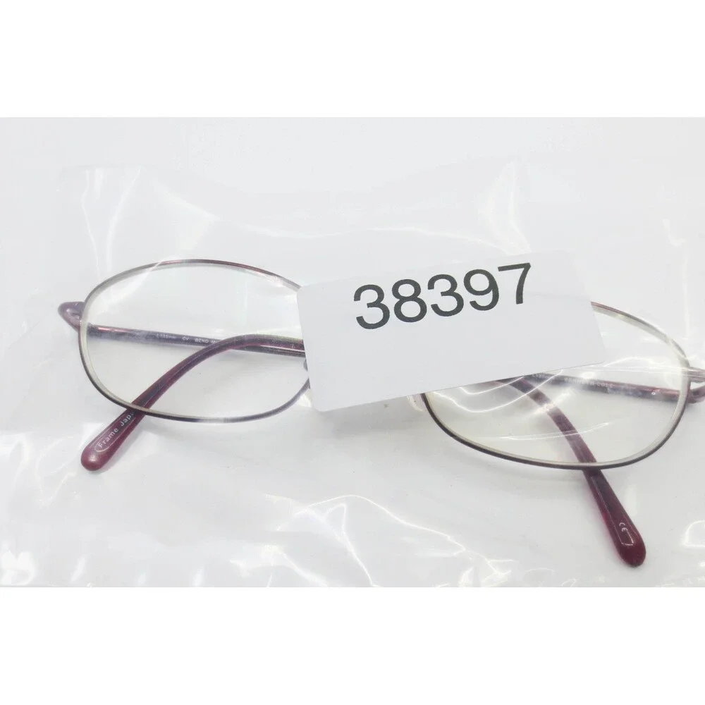 Kenneth Cole Bend Midler 450 Oval Burgundy Metallic Eyeglasses Frames L135mm